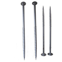 Ground Screw Post Anchor, Earth Anchor, Fence Post Metal Anchors